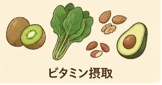 ビタミンを摂取できる食べ物