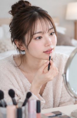 下地とファンデの質感のイメージ