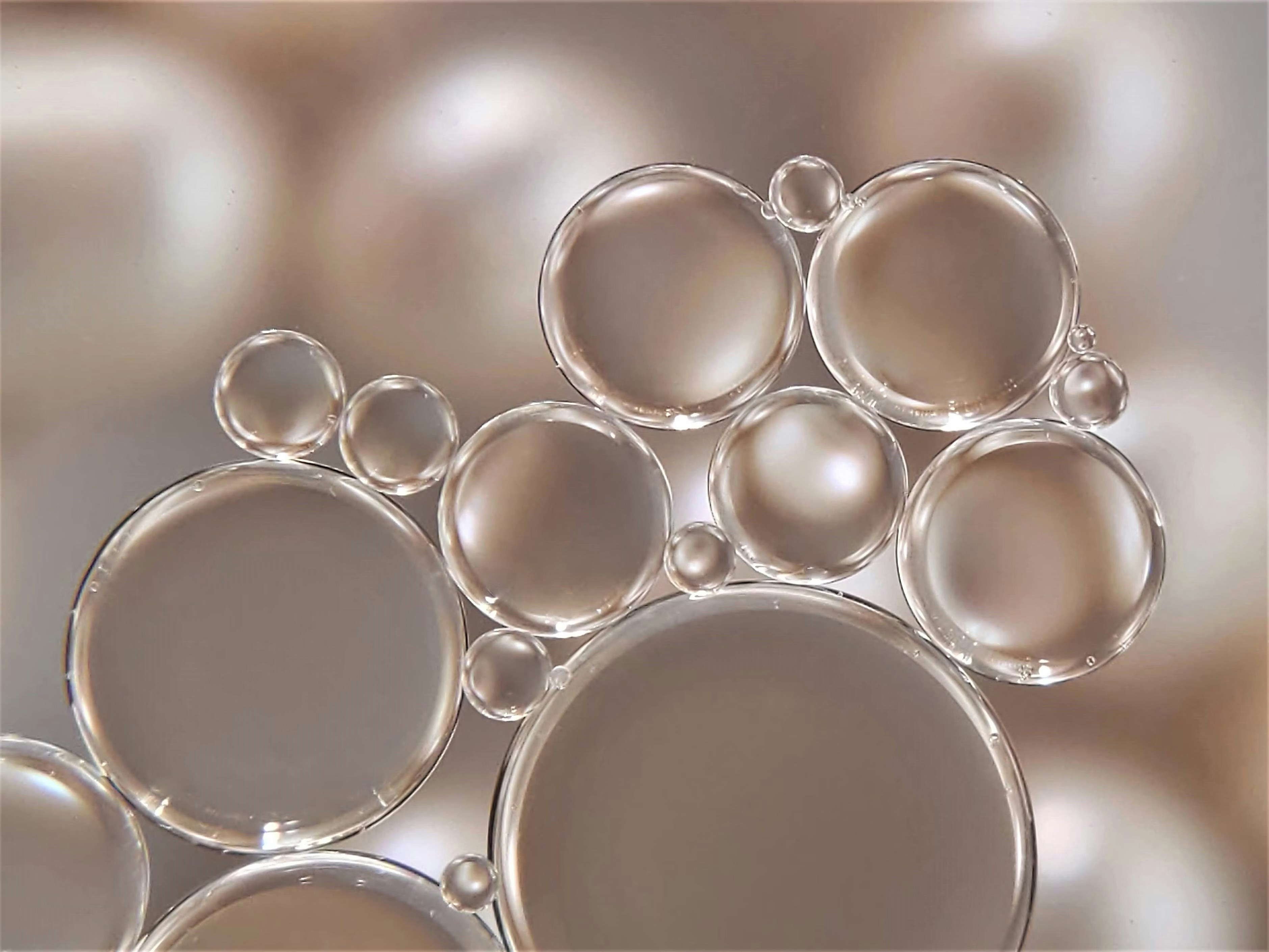 保湿成分のバブルテクスチャーイメージ