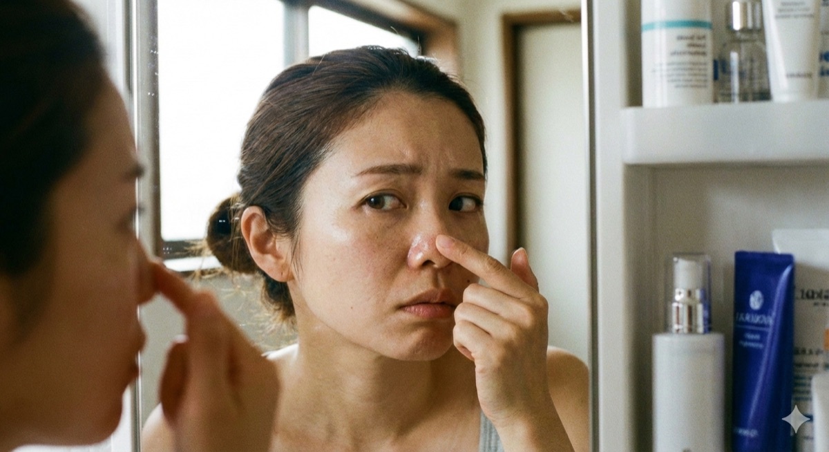 毛穴を引き締めるケアのイメージ
