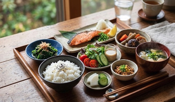 栄養バランスの良い和食のイメージ