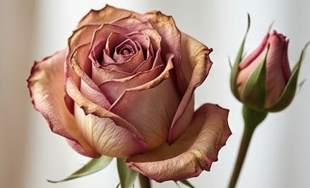 乾燥しているバラの画像