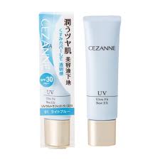 CEZANNE UVウルトラフィットベースEX 01 ライトブルーのパッケージ